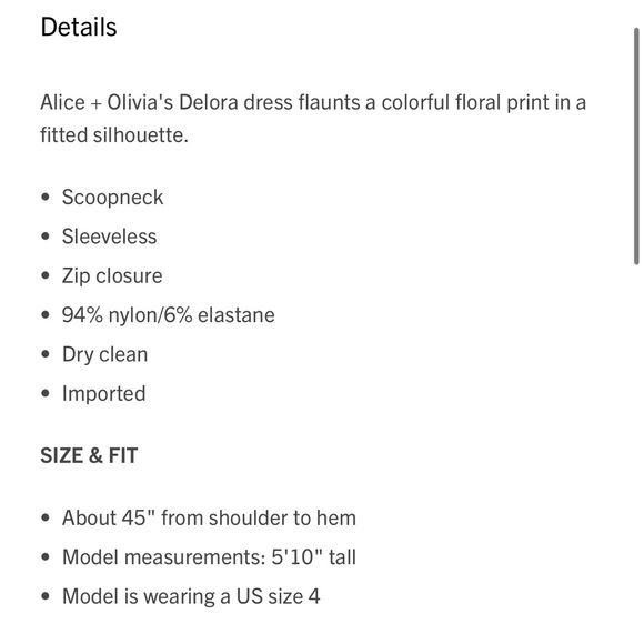 Alice + Olivia Delora Printed Dress - Picture 7 of 7